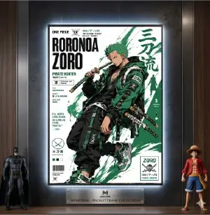 Roronoa Zoro One Piece Led Light Poster